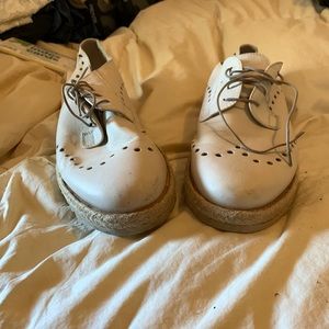 AGL lace up cream loafers in size 41. They may be a reposh (I don’t remember).